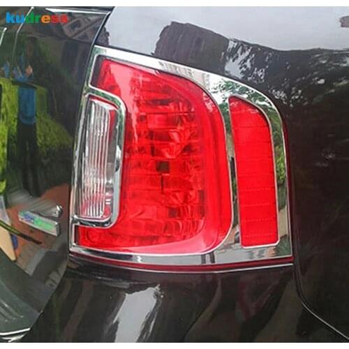 For Ford Edge 2012 2013 2014 ABS Chrome Rear Light Lamp Cover Trim Taillight Frame Trims Car Stylig Accessories 2pcs