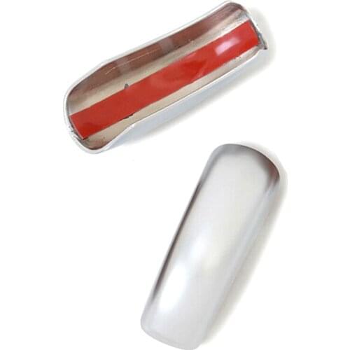 Car Chrome ABS Rear Door Interior Handle Decoration Cover Trim Stickers for Toyota Alphard Vellfire Voxy Sienta