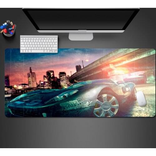 Shuttle In The City Wild Racing Super Car Mouse Pad Popular Game Competition Game High Quality Natural Rubber Large Mouse Pad