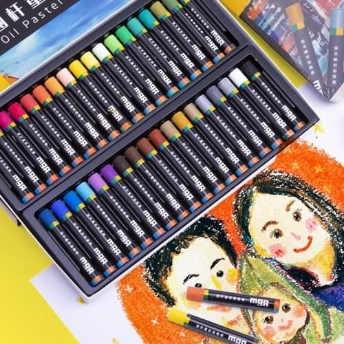 M&G 24/36/48 Colors Oil Pastel Artist Professional Colors Graffiti Set Soft Pastel Drawing Pen School Stationery Supplies Crayon