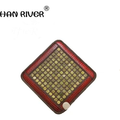 HANRIVER New fashion home massage cushion chair cushion heating pad germanium stone cushion tomalin ochre buffers office