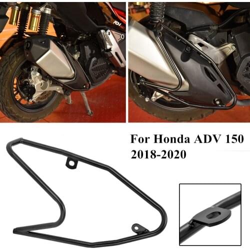 Motorcycle Collision Rod Exhaust Pipe Protection Bumper Frame Mount Protector For Honda ADV 150 X ADV adv150 2018 2019 2020 New