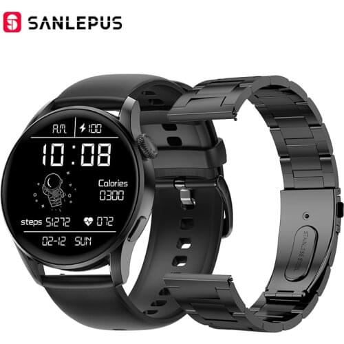 SANLEPUS 2021 NEW Wireless Charging Smart Watch Women Men Smartwatch Fitness Bracelet IP68 Waterproof For Android Apple Huawei