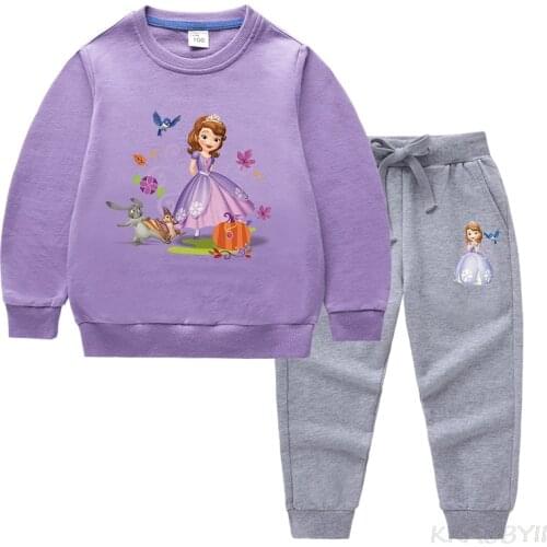 Sofia Clothing Autumn Spring Clothes For Baby Boys Clothes Set +Pants 2pcs Outfit Kids Costume Baby Suit