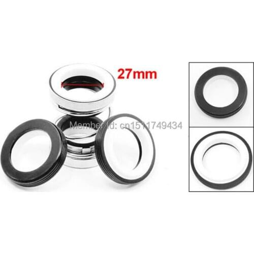Rubber Bellow Single Spring 27mm Internal Dia Mechanical Shaft Seal 2pcs