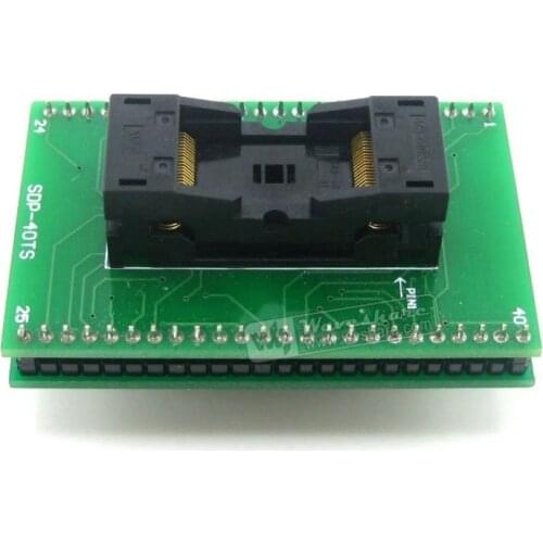 TSOP40 TO DIP40 TSSOP40 Wells IC Test Socket Programming Adapter 0.5mm Pitch