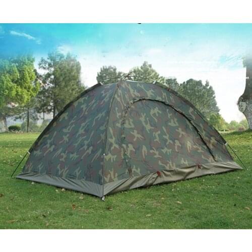 Camping Tourist Tents Camouflage Marquee Portable Pop-up Tent for 2 People Waterproof Ultraviolet-proof Coating for Lovers