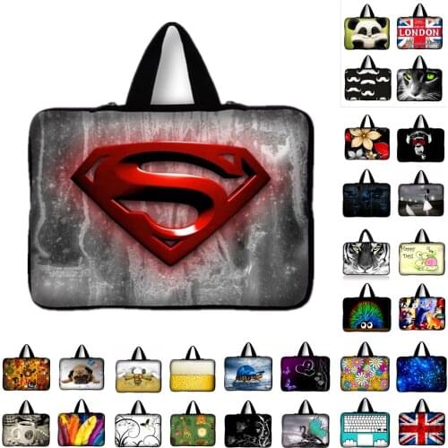 Waterproof 7 9.7 10 12 11.6 13 13.3 Notebook Sleeve 14 14.4 15 15.4 15.6 17 17.3 inch Laptop Bag Case Cover With handle #W