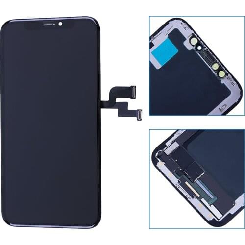 AAA+++ Phone LCD display For iPhon e X XS XR XS MAX LCD OLED With Perfect 3D Touch Screen Digitizer Assembly