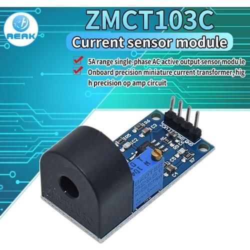 ZMCT103C 5A Range Single Phase AC Active Output Onboard Precision Micro Current Transformer Module Current Sensor