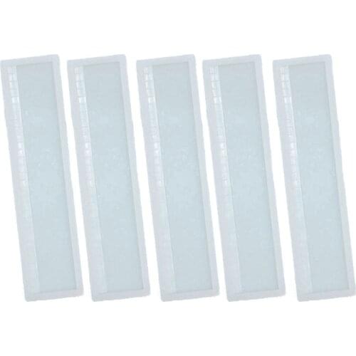 5Pcs Handmade Silicone Straight Ruler Resin Mold Art Resin Casting Craft Tools