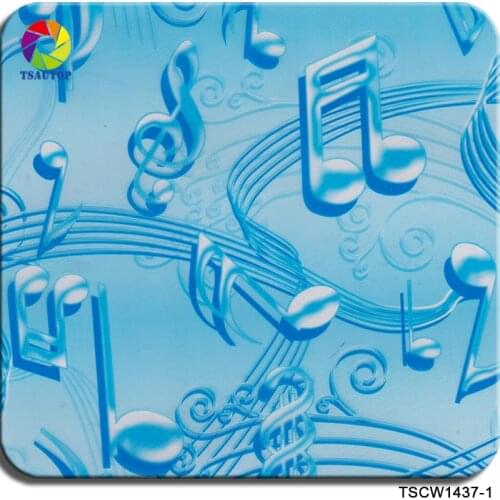 Free shipping TSAUTOP width 0.5m hydrographic film for water transfer printing WDF1437-1