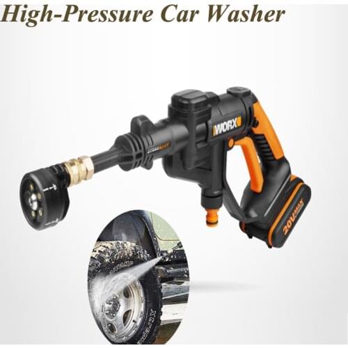 High-pressure Car Washing Machine Wireless Artifact Home Charging Water Gun Water Pump Lithium Battery Power Tools WG629E