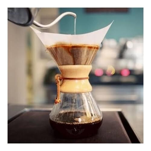 Epinox 600 ml chemex Coffee Brewing Equipment (Dripper Coffee Server)+ 50 pcs Chemex Compatible Filter hot içekcek coffee filter