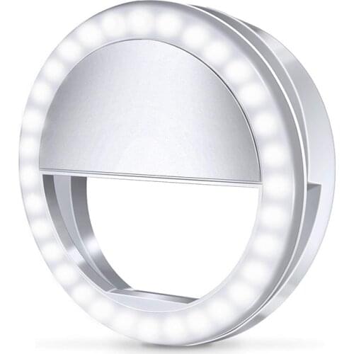 Selfie LED Ring Light Flash For Samsung Galaxy A70 A50 A40 A30 3 Brightness Phone Lights For Xiaomi CC9 Redmi K20 Pro Luz Movil