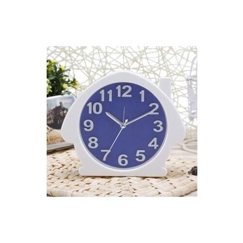 Creative cute fashion small mute alarm clocks mute electronic desk table alarm clock for kids children