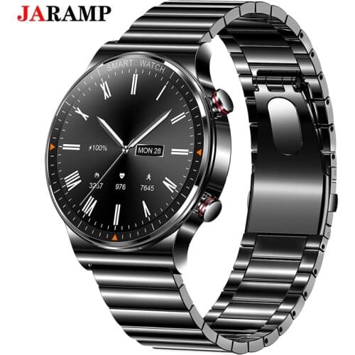 2021 JARAMP 1.39 inch display Smart Watch Men Bluetooth Call IP68 Waterproof music player link Bluetooth headset Smartwatch Men