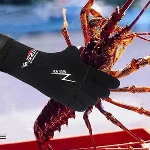 HISEA 3MM neoprene diving gloves men and women diving suit gloves snorkeling kayaking gloves fishing underwater hunting gloves