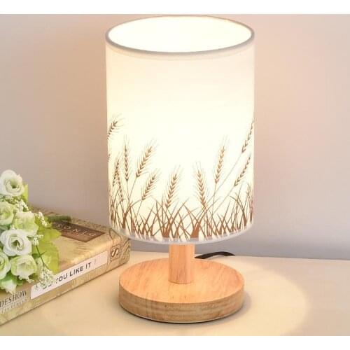 Bedroom Bedside Table Lamp Creative Simple Modern Desk Decoration Table Lamps For Living Room E27 LED Desk Lamp