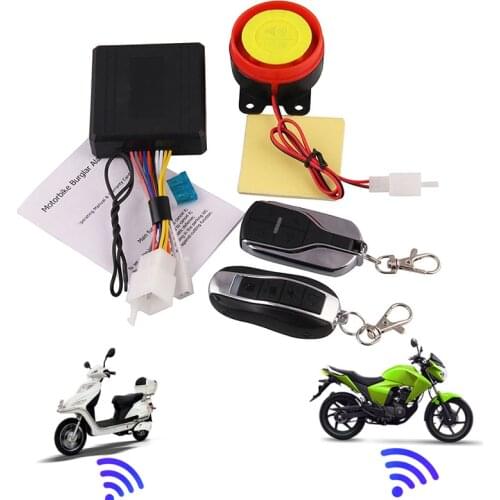Remote Control Alarm Motorcycle Security System Motorcycle Theft Protection Bike Moto Scooter Motor Alarm System Accessories