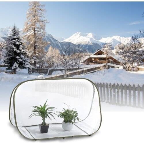 Foldable Mini Greenhouse Is Used In Winter Garden Vegetable Flower Warm Greenhouse Portable Simple Greenhouse