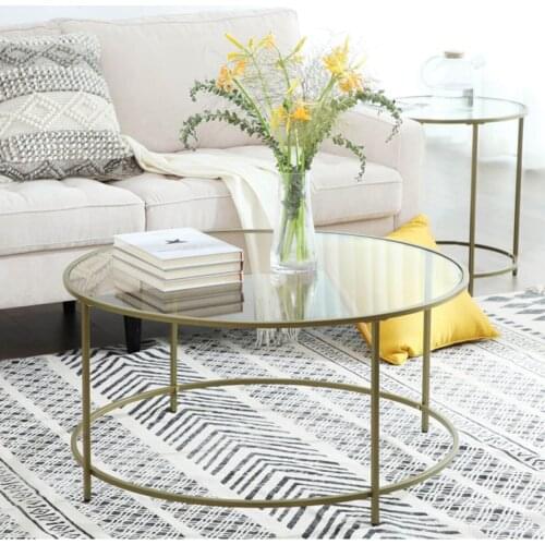 Modern Gold Medium Coffee Table