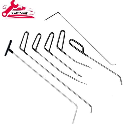 Paintless Dent Removal Rods Tools Dent Repair Kit Rod Whale Tail for Car Dents Hail Damage Removal