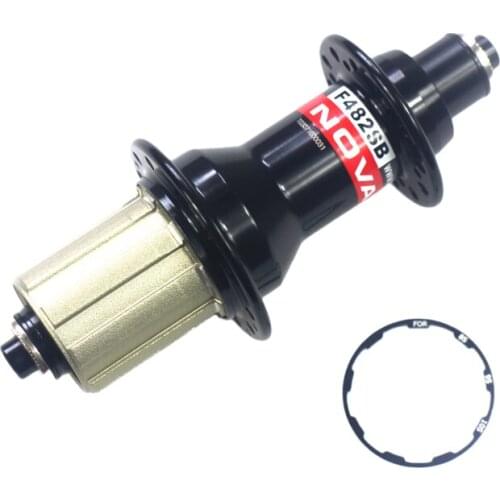 Novatec F482SB road bike hubs Rear black/red/white 9/10/11S 24/28 holes include quick release skewers