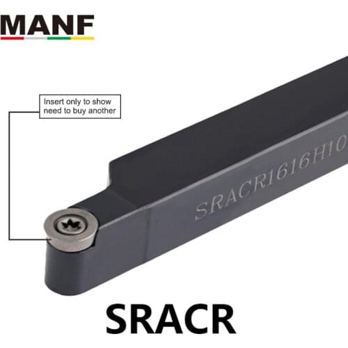 MANF turning tool 20mm SRACR-2525M08 lathe cutter Bar Hole Processing Clamped Steel External Turning Tool Holder