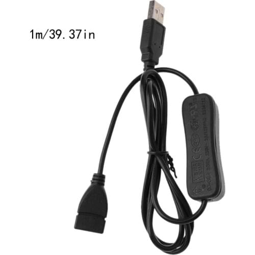 Data Sync USB 2.0 Extender Cord USB Extension Cable With ON OFF Switch for PC USB Fan LED Lamp USB Charger Raspberry Pi
