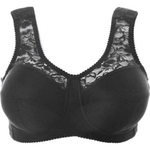 Minimizer Bra Women Unlined Full Coverage Lace Wireless Non-padded Soft Cups Plus Size 36 38 40 42 44 46 48 50 52 54 BCDEFGH