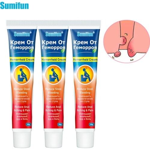 1/3/5Pcs Sumifun Herbal Hemorrhoids Cream Internal External Mixedtreatment Piles External Anal Fissure Ointment P1223
