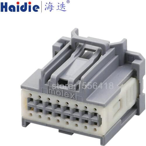 2set 16pin auto electric wiring plug 347290161 wire harness cable unsealed connector 34729-0161