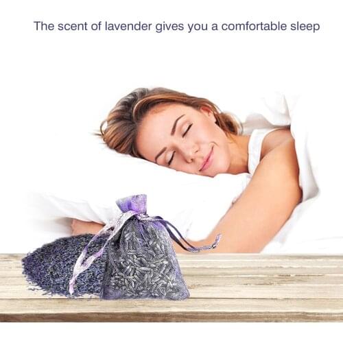 12 Bags of Dried Lavender in Small Lilac Organza Bags Real Flower Wedding Natural Lavender Bud Dried Flower Sachet Bags #007