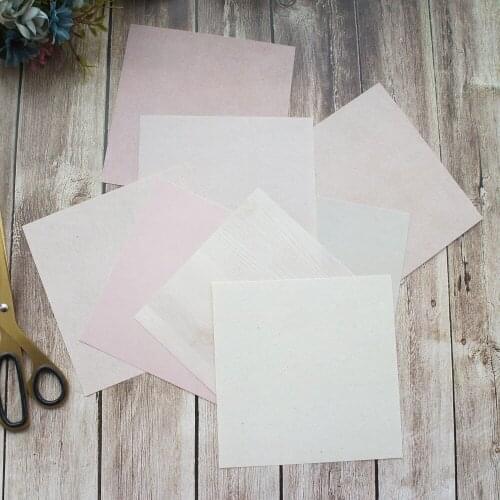 16 sheets/lot (15.2cm) DIY paint the wall wood pattern wrapping paper creative paper craft handmade scrapbooking decoration