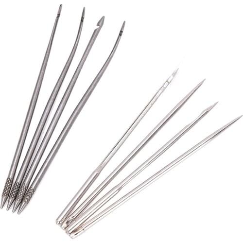 2Pcs/set DIY Hand Sewn Shoes Crochet Needle Repair Tool Crochet Needle Sewing Leather Tools