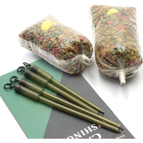 8PCS Accessories For Carp Fishing PVA bag Stems Solid Bag Stems Lead Insert End Terminal Tackle Mesh Solid Bags Stem