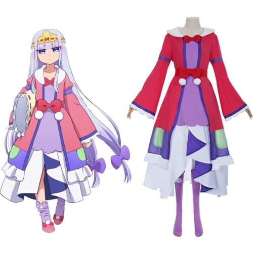 Anime Sleepy Princess in the Demon Castle/Maoujou de Oyasumi Cosplay Princess Syalis Dress Costume Halloween Carnival Outfits