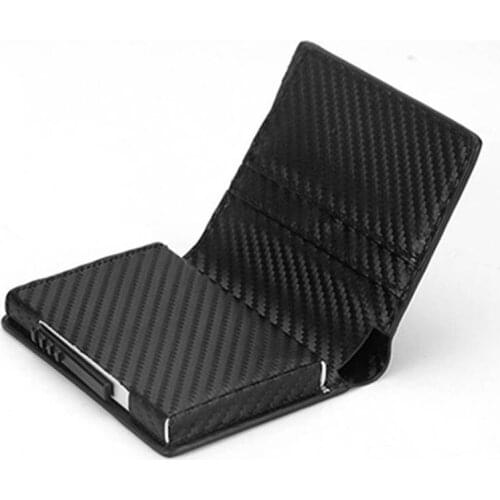 Bycobecy New Credit Card Holder Wallet Aluminium Men Women Metal Wallet for Cards Business Card Package RFID Protector