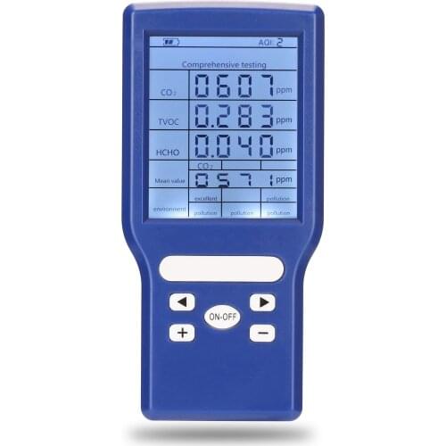 Digital CO2 Sensor PPM Meters Mini Carbon Dioxide Detector Gas Analyzer Air Quality Monitor USB Detector TVOC HCHO PM2.5 Meter