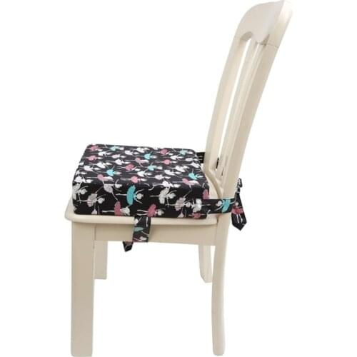 Kids Increased Chair Pad Removable Cushion Baby Anti-skid Dining Chair Thick Mat Q9QB