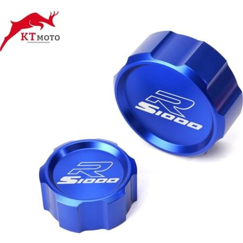 For BMW S1000R S1000 R S 1000R 2012-2018 Motorcycle CNC Aluminum Rear & Front Brake Fluid Reservoir Cap Cylinder cover