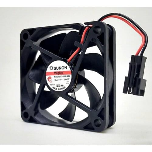 For Sunon me60152v2-000c-a99 6015 DC 24V 2.04W magnetic suspension mute fan 6cm ultra thin fan 5400RPM
