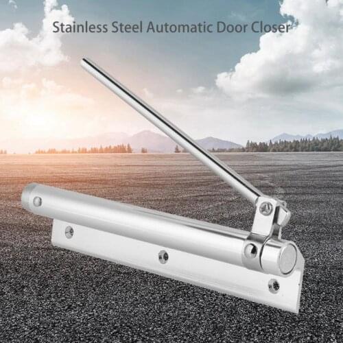 Stainless Steel Door Closer Spring Automatic Fire Rated Door Closing Adjustable Strength Spring Buffer Door Hardware deurdranger