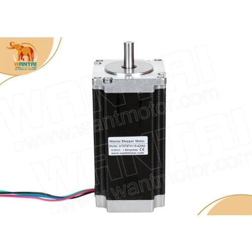 EU&US ship - 1PC Nema 23 stepper motor 425oz-in,4.2A,2phase,1.8degree ,WT57STH115-4204A, CNC Engrave www.wantmotor.com