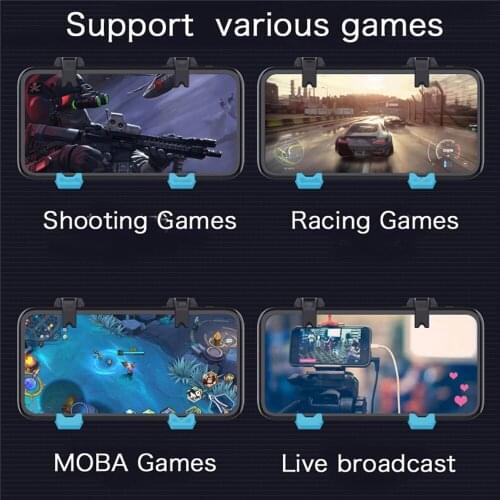 F11 Shooter Button Fires Stick Trigger Gamepads For PUBG Gaming Joysticks Controllers Capacitive Button Trigger for iOS Android