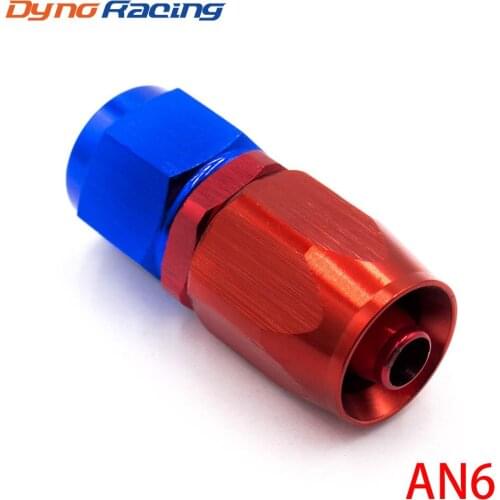 AN6 Fitting AN 06 Aluminum Fittings 0 Degree Oil/Fuel/Swivel hose fittings(Swivel Hose End Fitting) YC100352-0RD