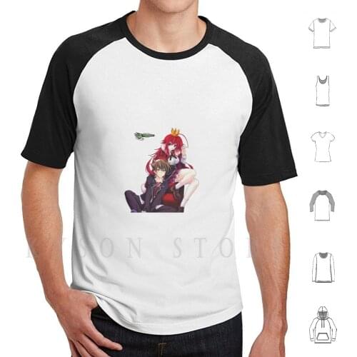 Rias Gremory T Shirt Print For Men Cotton New Cool Tee Rias Gremory High School Rias Gremory Ecchi Manga Anime Girls Cute Couple