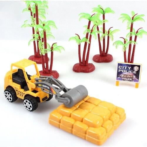 6Pcs Simulation Excavator Engineering Vehicle Model Kid Toy Car Collection Boy Kid Toys Christmas Gift Kids Educational Toys