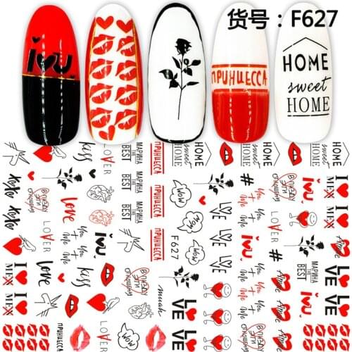 10 pieces a pack of new fashion nail art nail applique decoration nail sticker beauty art nail sticker decoration